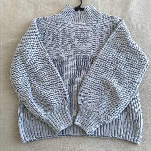 threadbare Sweaters - & other stories inspired chunky knit sweater in blue, size 2